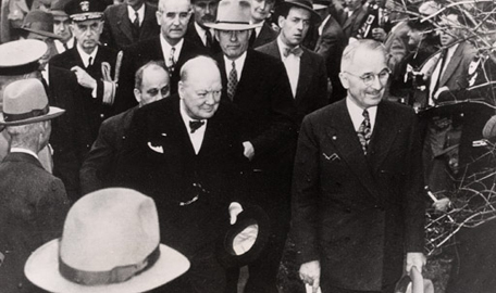 churchill and truman