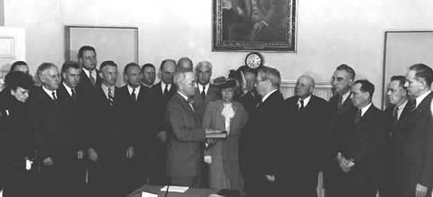 truman being sworn in