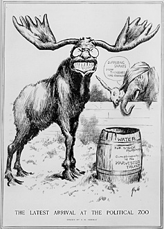 bull moose cartoon